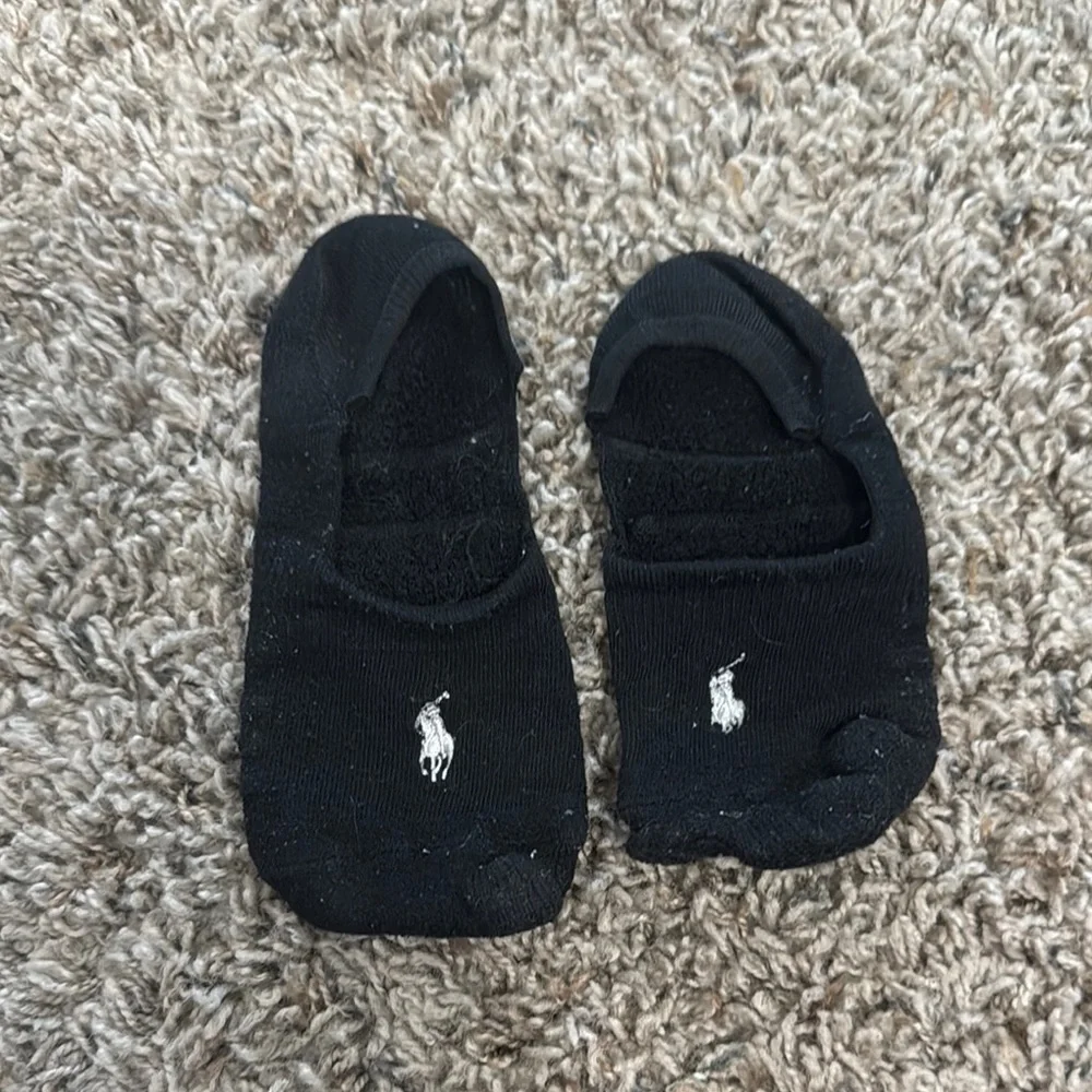 Ralph Lauren Black No Show Socks